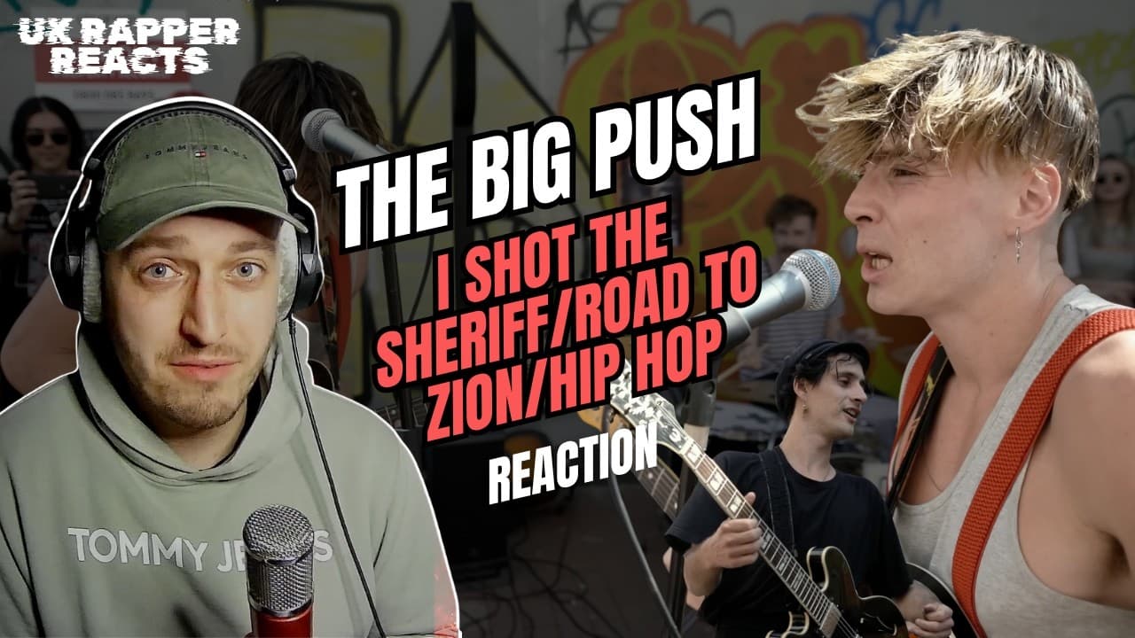 RAPPER REACTS to REN / THE BIG PUSH - I Shot the Sheriff/Road to Zion/Hip Hop | Reaction | Zee TV
