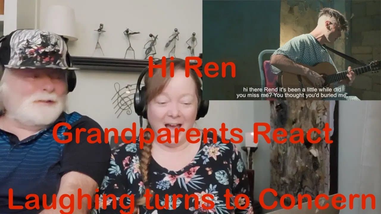 Hi Ren - LAUGHING EVOLVED TO SADNESS - Grandparents from Tennessee (USA) react - first time watching