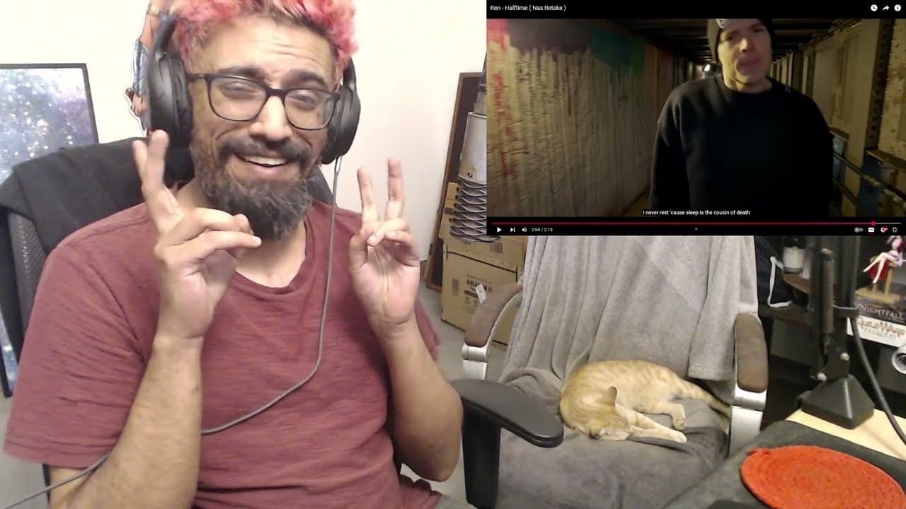 Just A Regular Dude Reacting: @RenMakesMusic - Halftime (Nas Retake)