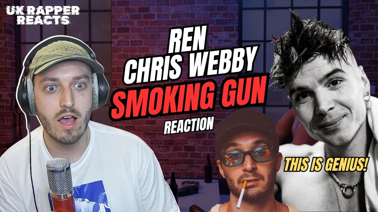 RAPPER REACTS to IMPATIENT (REN x CHRIS WEBBY) - SMOKING GUN | Music Reaction