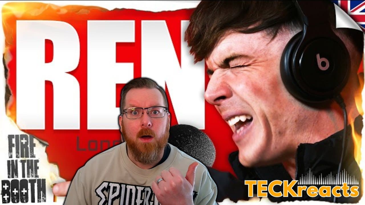 Is Ren REALLY Freestyling?! | Worship Drummer Reacts to Ren at Fire in the Booth