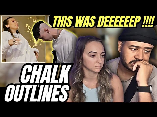 SPEECHLESS!! Ren X Chinchilla - Chalk Outlines (live) | REACTION