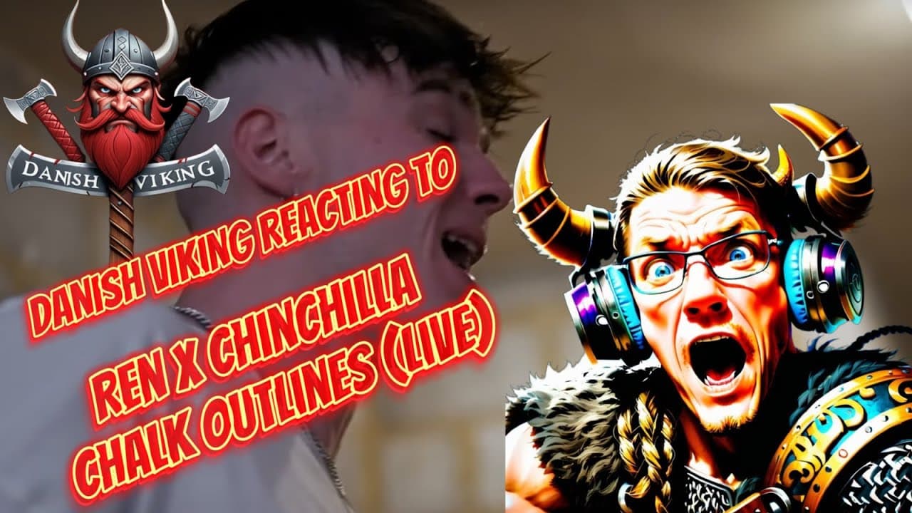 DANISH VIKING reaction TO Ren X Chinchilla - Chalk Outlines #reaction #renreaction #danishviking