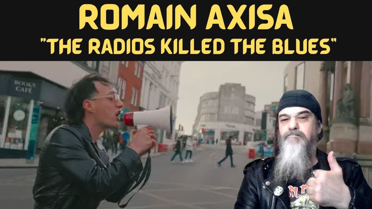 Metal Dude * Musician (REACTION) - Romain Axisa - "The Radios Killed The Blues" (Official Video)
