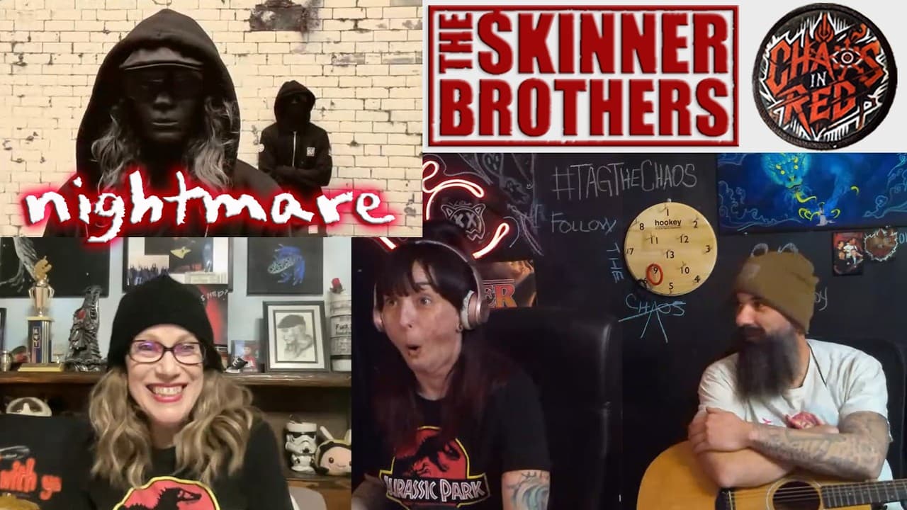 @chaosinredofficial REACTS TO The Skinner Brothers - NIGHTMARE (Official Visualiser) REACTION