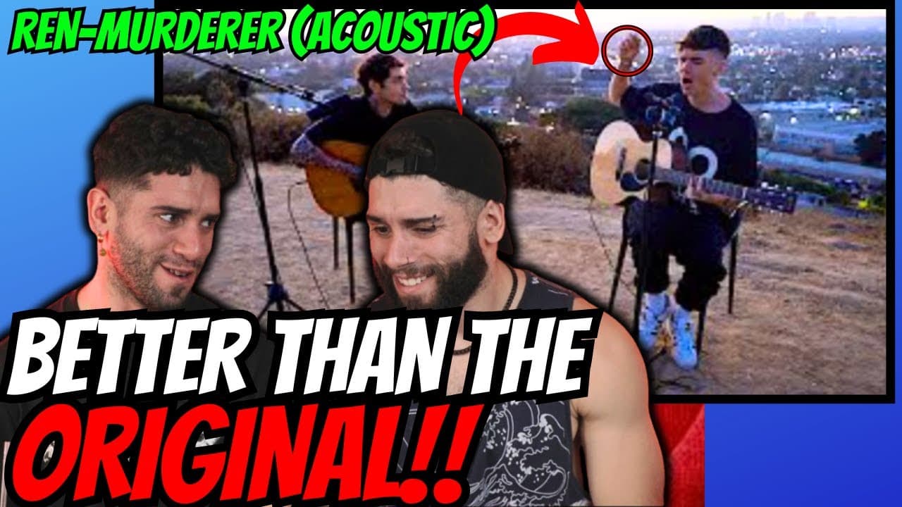 Ren - Murderer (Live Acoustic Video) | DOCTOR DRE TRIBUTE - TWIN RAPPERS REACT FOR THE FIRST TIME !!