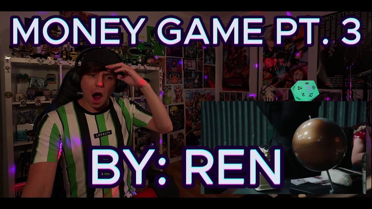 THIS MAN IS JUST AN ABSOLUTE ARTIST!!!!!!!!!!!!! Blind reaction to Ren - Money Game Part 3