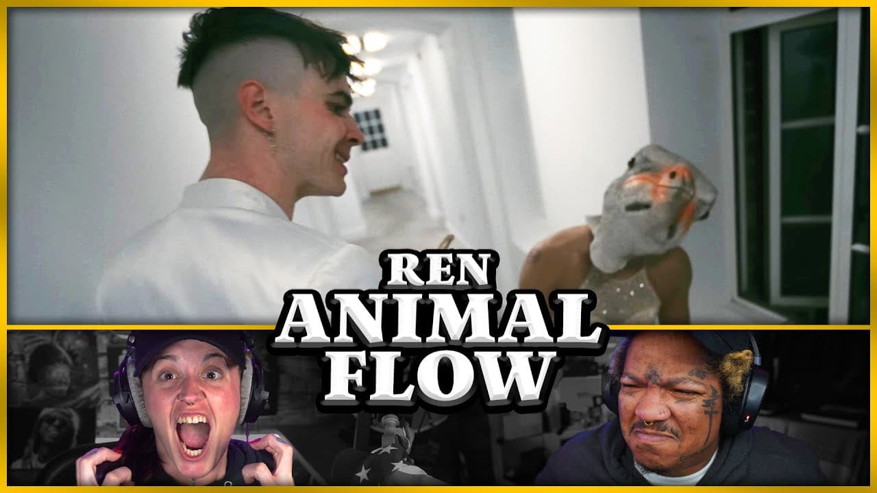 VISUALS ARE CRAZY! | Ren - "ANIMAL FLOW" | Reaction