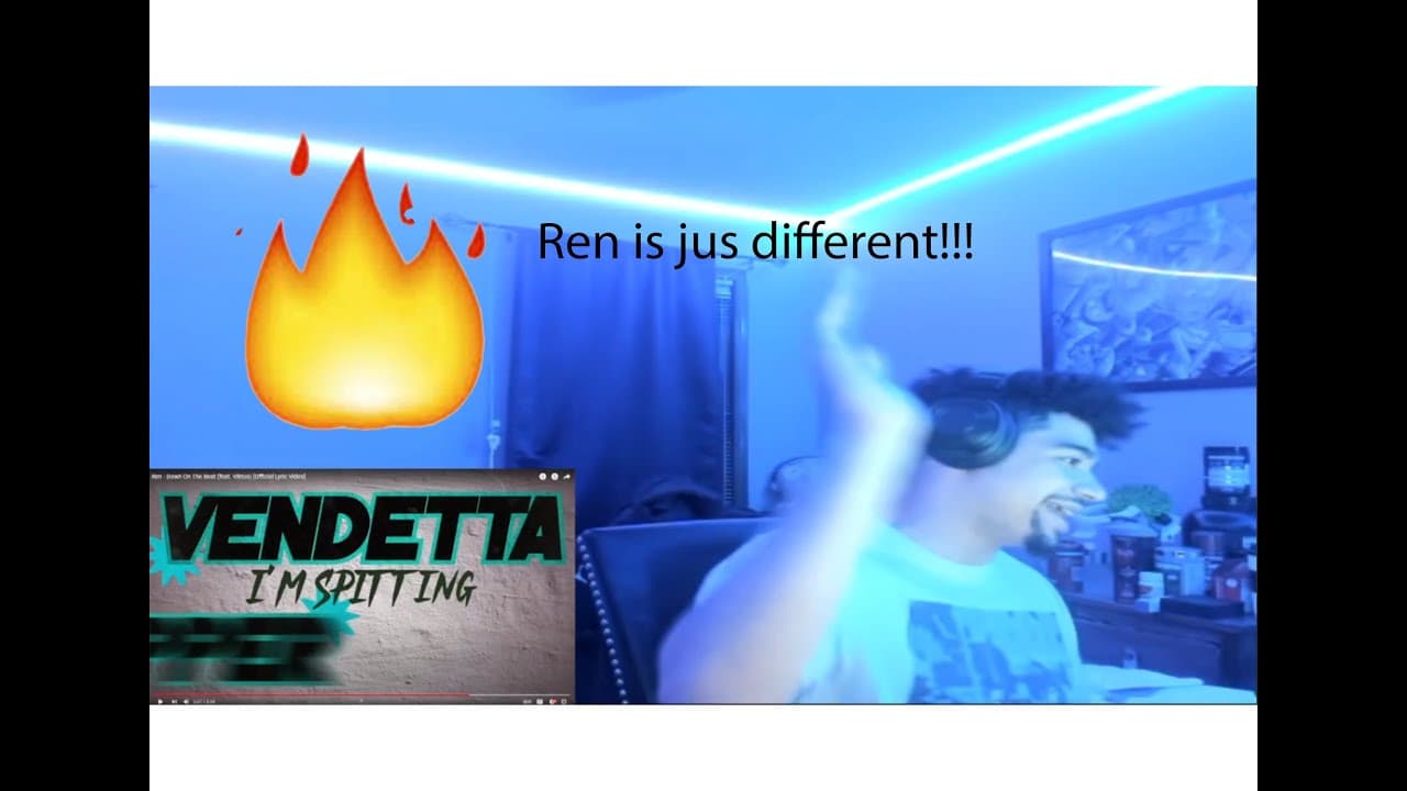 Ren - Down On The Beat (feat. Viktus) [Official Lyric Video] (Reaction)