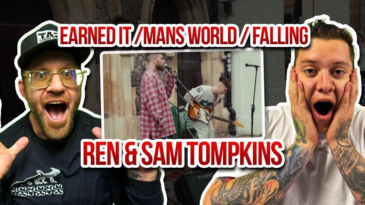 WOW This Was DOPE! Ren & Sam Tompkins - Earned it /Mans World / Falling ..FIRST REACTION!