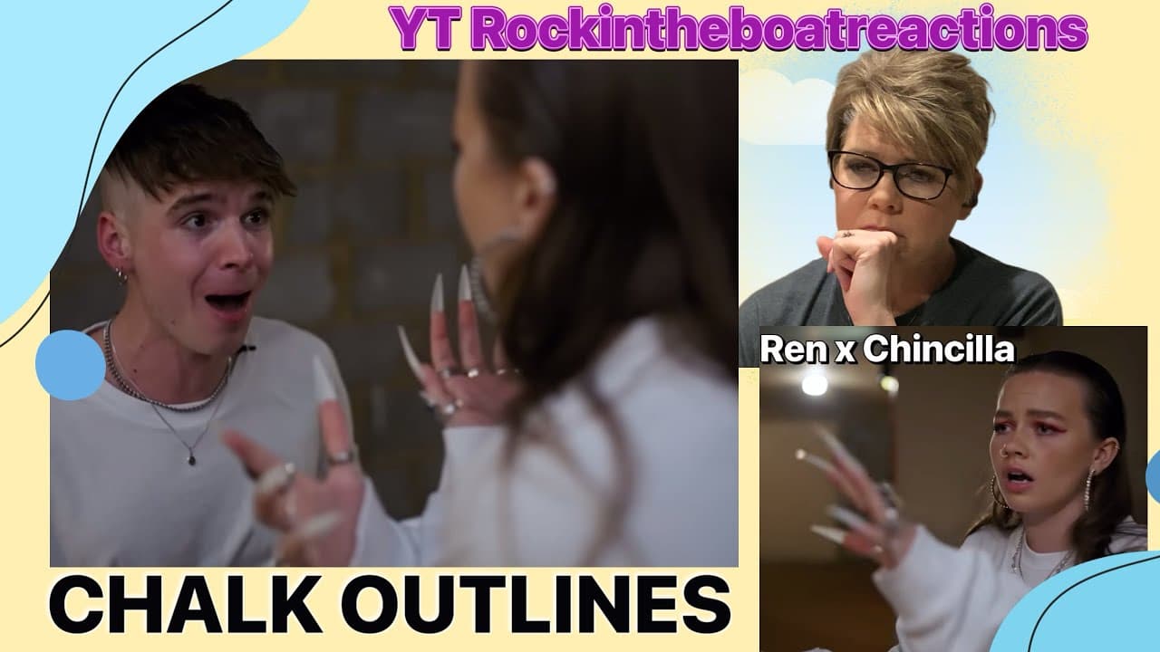 FIRST TIME REACTION TO REN X CHINCHILLA CHALK OUTLINES. Rentherapy, is REAL!!!! #ren