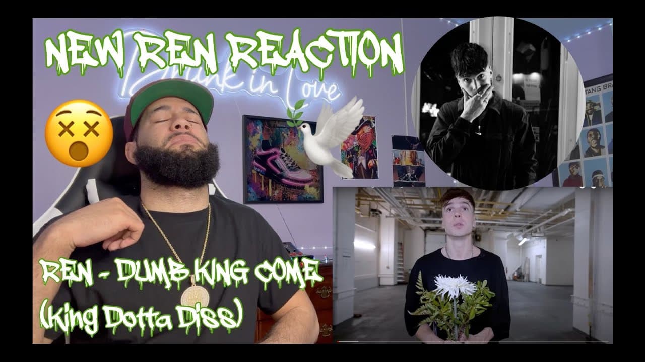 R.I.P TO KING DOTTAS'S CAREER!😵 | Ren - Dumb King Come (King Gotta Diss) [VibeWtTyREACTION!!!]