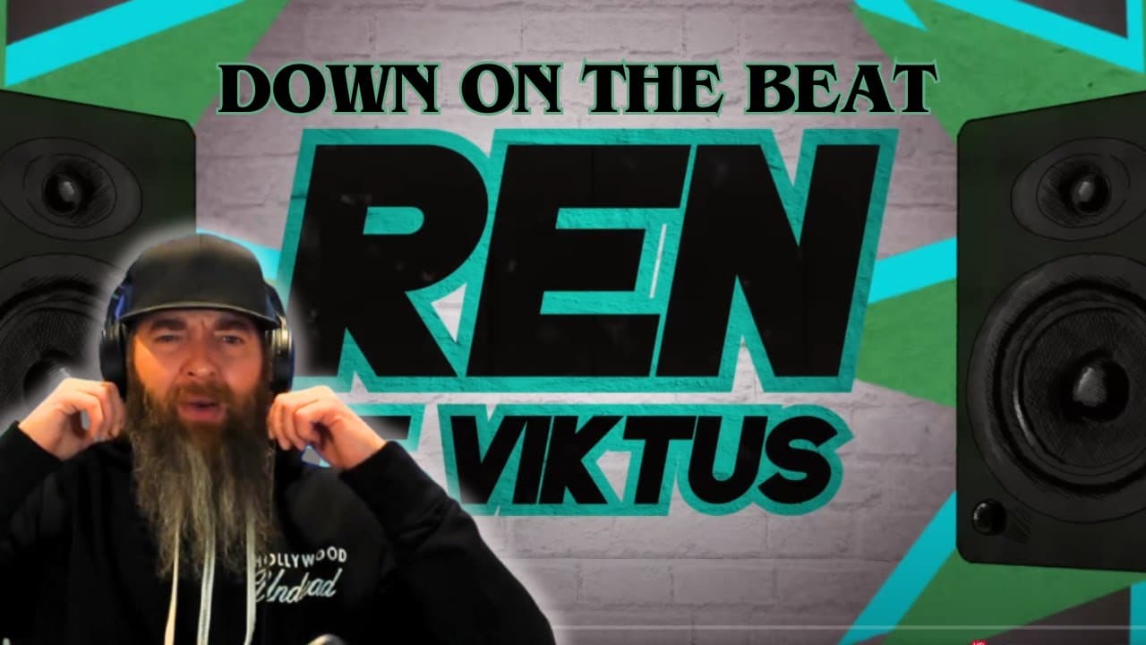 Ren - Down On The Beat (feat. Viktus) [Official Lyric Video] MUSIC REACTION!
