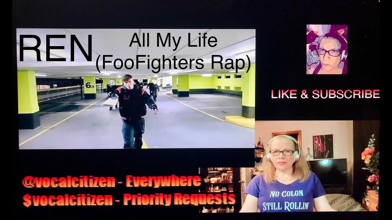 REN - All My Life (FooFighters Rap) Reaction