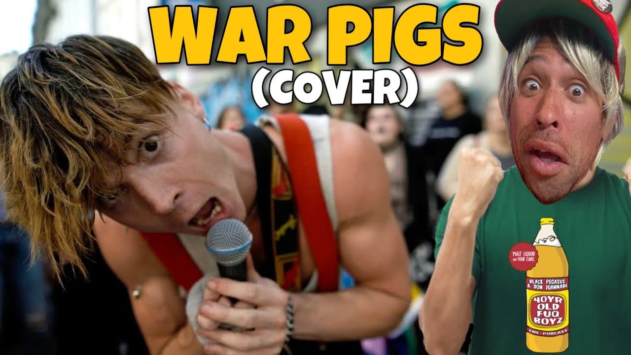 American Rapper first time reaction to REN & The Big Push (War Pigs Cover) CLASSIC!