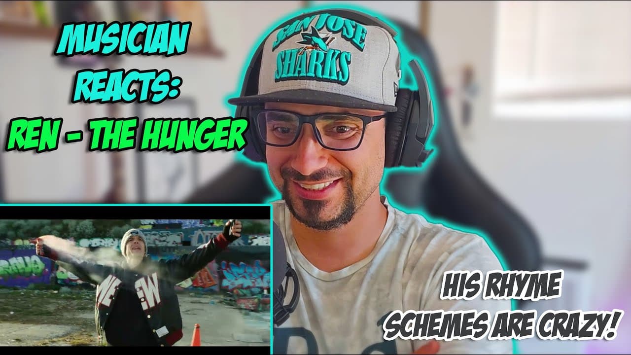 Musician reacts to Ren - The Hunger | The Rhyme Schemes! #reaction @RenMakesMusic #ren