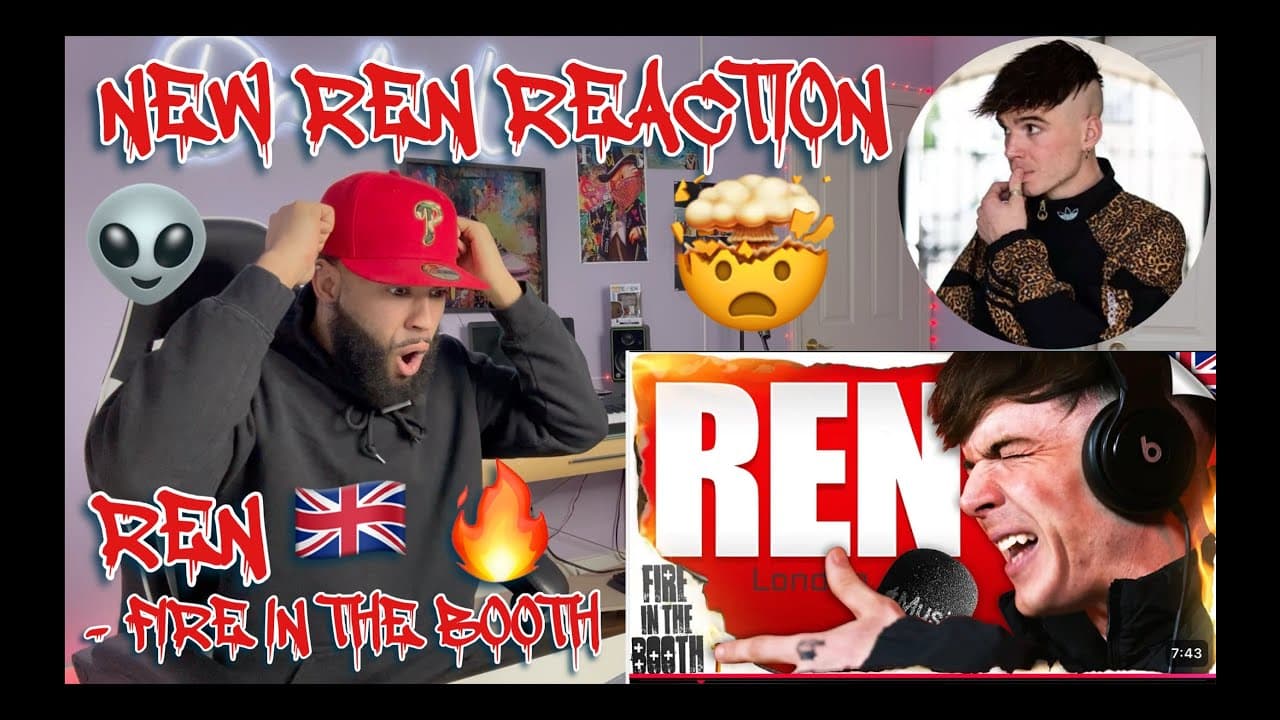 REN IS FROM A DIFFERENT PLANET!!! | REN - Fire In The Booth 🇬🇧 (REACTION!!!) #ren #reaction