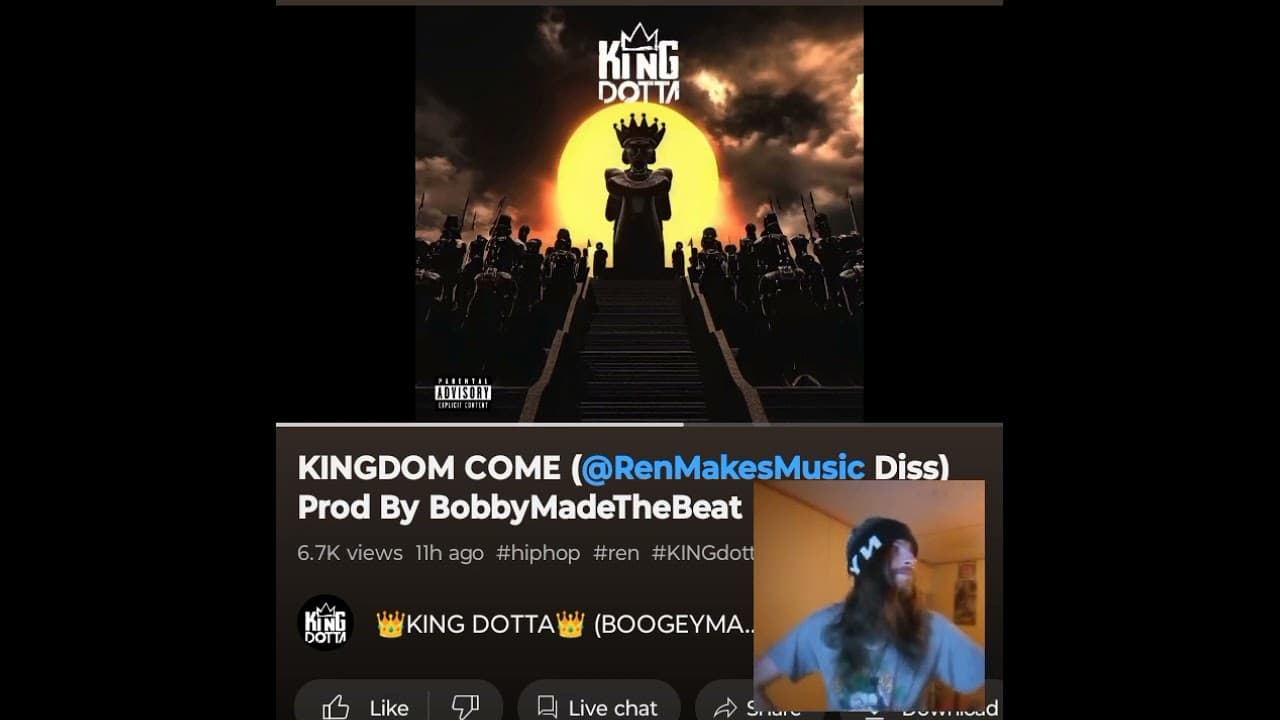 KING DOTTA-KINGDOM COME(REN DISS)   HMMMMM 🤔 INDEPENDENT ARTIST REACTS