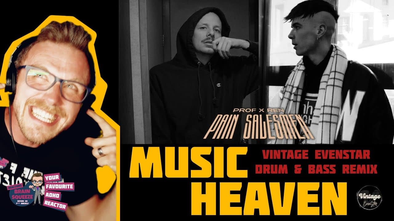 PROF AND REN - PAIN SALESMAN *DRUM AND BASS REMIX* (ADHD REACTION) | THIS IS MUSIC HEAVEN!!