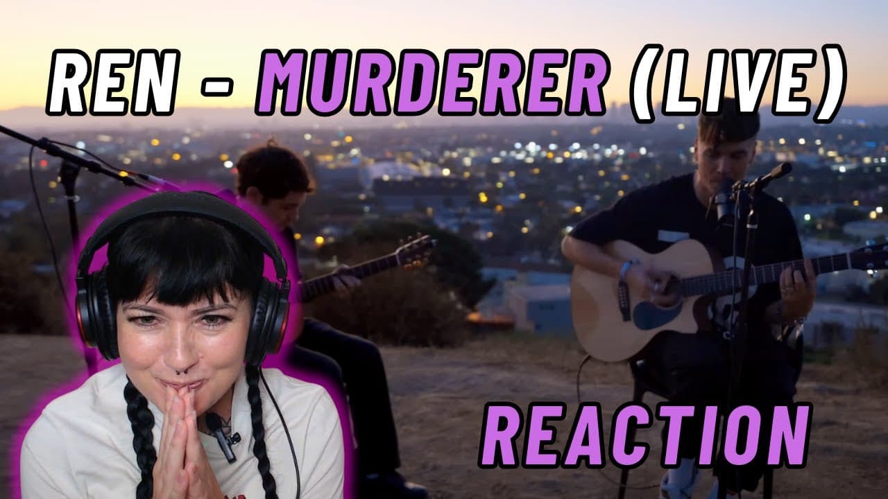 IT'S LIKE A DIFFERENT SONG!! | Ren - Murderer (Live) Reaction!!