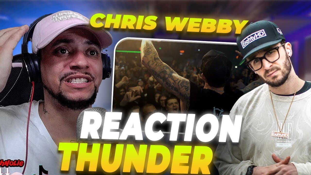 NYE WENT CRAZY!!!!!! Chris Webby - Thunder (LIVE REACTION)