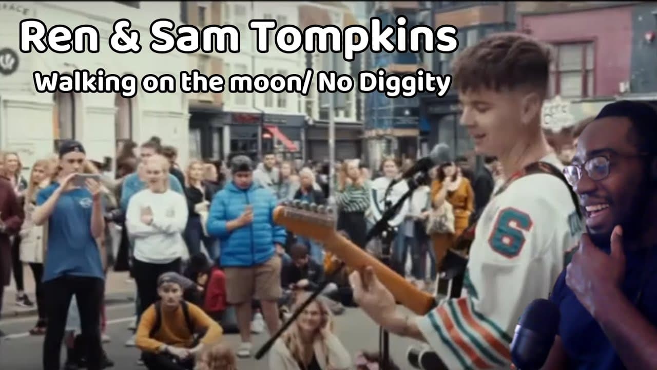 NAIA Reacts to Ren & Sam Tompkins - Walking on the moon / No diggity #ren