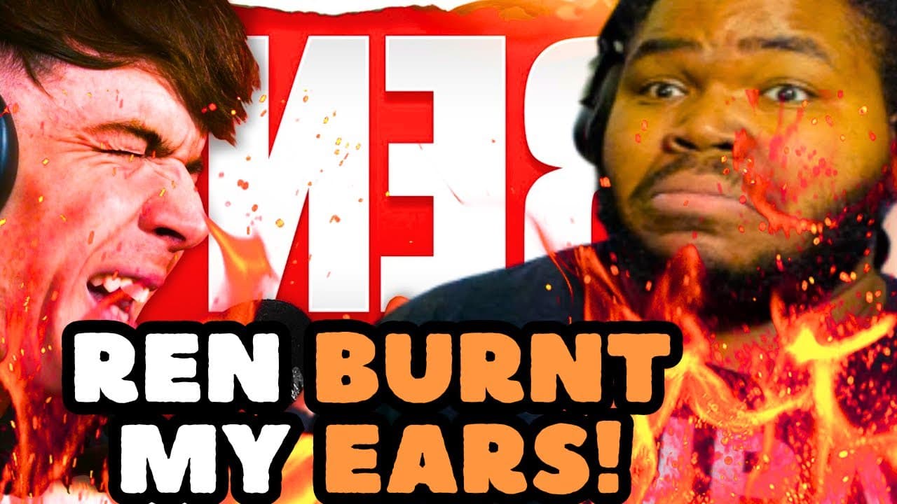 REN JUST BURNT THE BOOTH DOWN! | REN - Fire in the Booth - REACTION