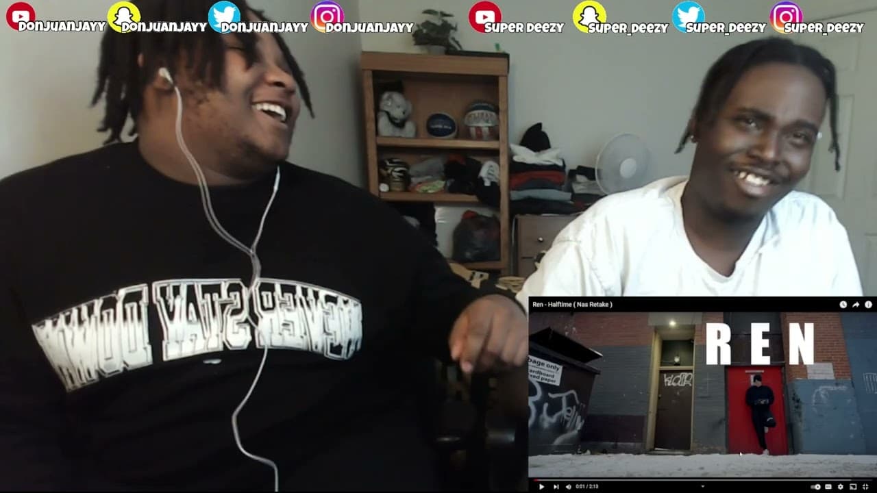 BLOODLINE Reacts to REN - HALFTIME (NAS RETAKE)