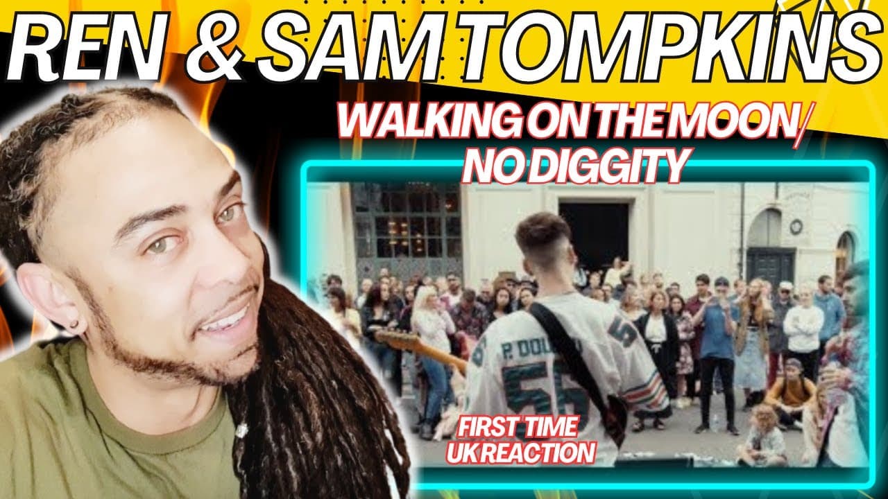 LET'S GO! Ren Sam Tompkins - Walking On The Moon No Diggity Live Performance[FIRST TIME UK REACTION]