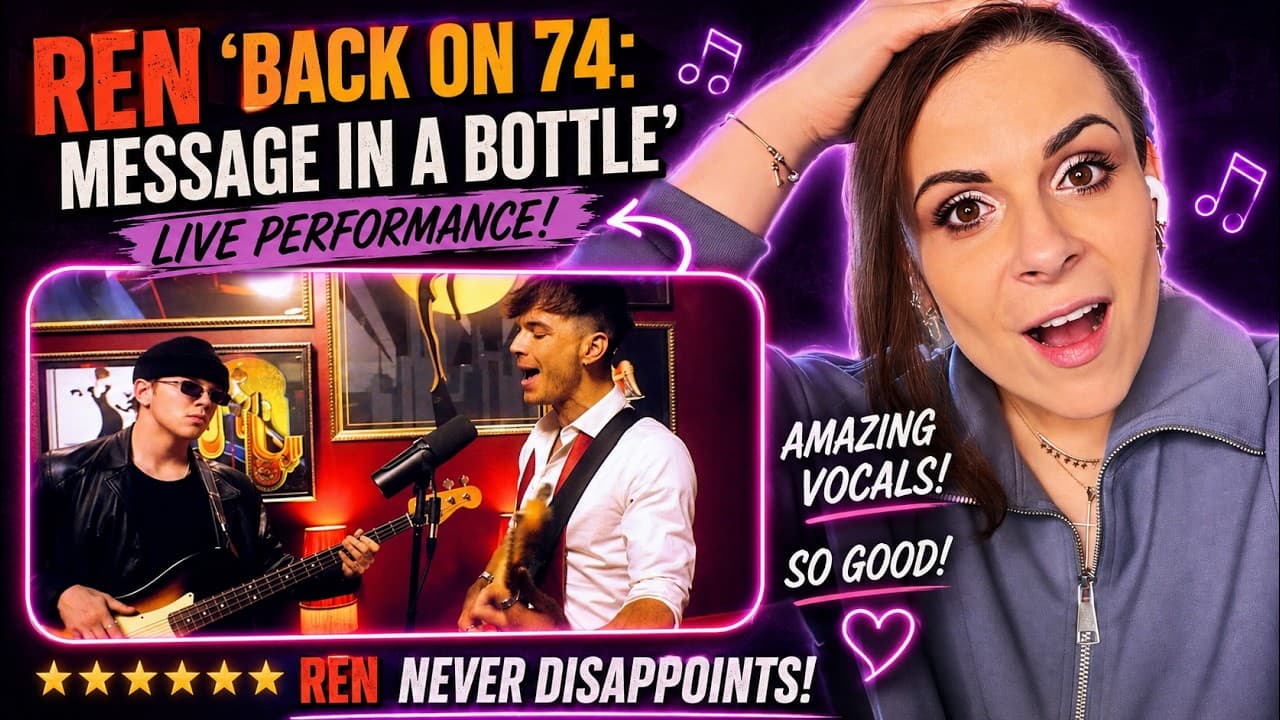😱 How Is REN This Good?! | Back On 74 / Message In A Bottle (Live) #ren #messageinabottle #reaction