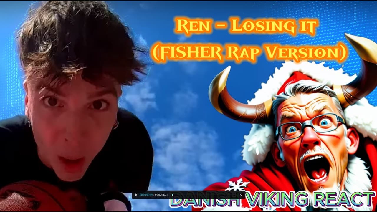 DANISH VIKING Reaction TO REN  Losing it FISHER #renreaction #reaction #musicreactions