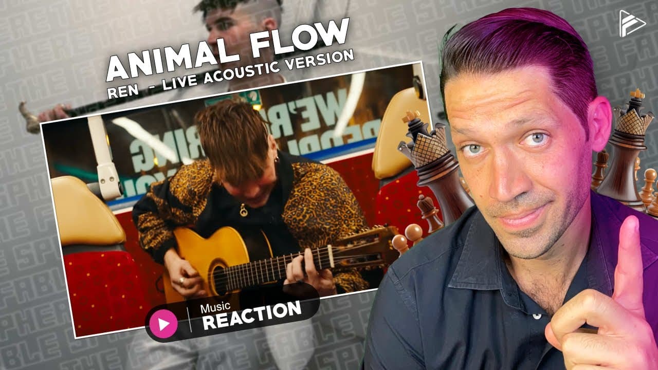 REN IS PLAYING 4D CHESS... Ren - Animal Flow (Live Acoustic) Reaction