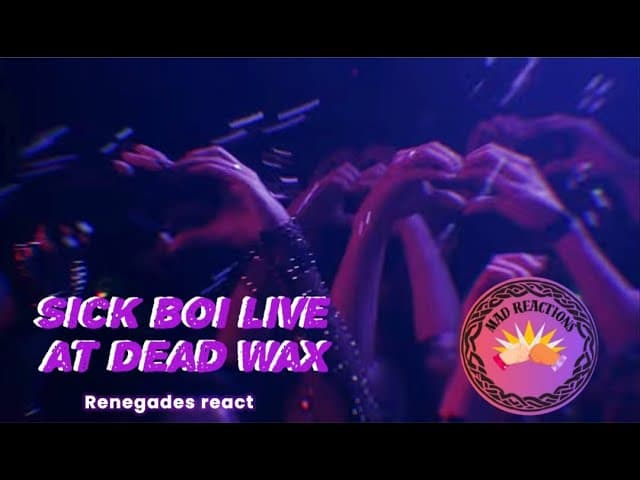 Insider's point of view - REN Sick Boi LIVE at Dead Wax🔥 - Renegades Mum And Daughter react 🤜🤛💥