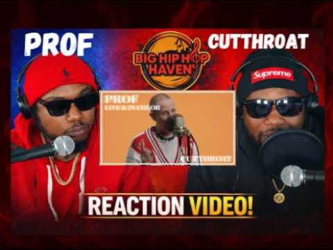 PROF - Cutthroat | Live & In Color 🔥🎤 First Time Reaction