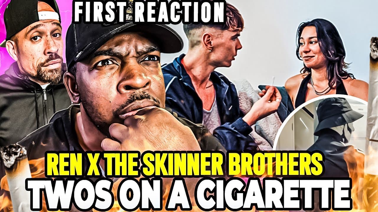 OUR first TIME REACTION Ren x The Skinner Brothers - Twos On A Cigarette!! @Mrbiscuitspeaks