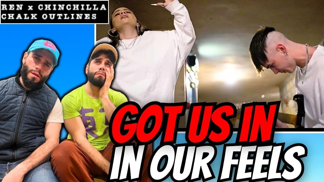 What a COLLAB !! Twin Rappers React To REN AND CHINCHILLA- CHALK OUTLINES | This Hit Close To Home