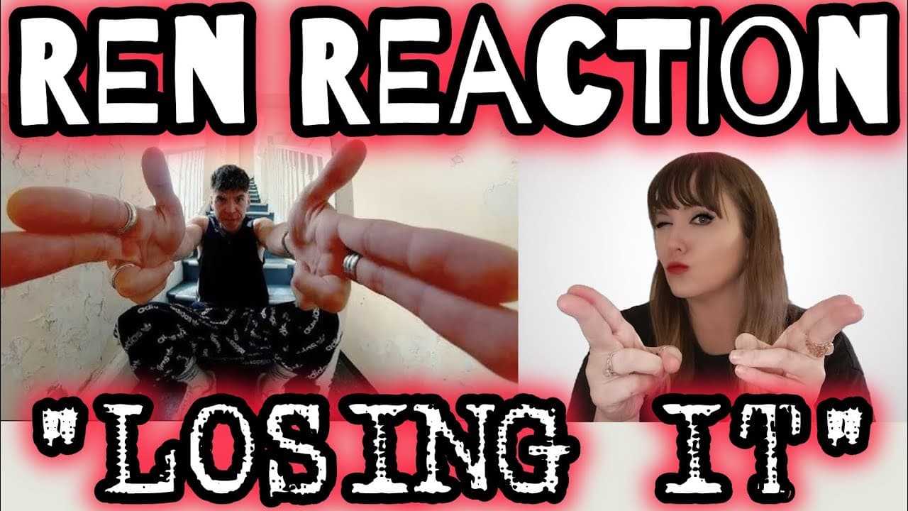 REN LOSING IT REACTION @RenMakesMusic #reaction #fyp #fypシ゚viral #firsttime #renegade #renreaction