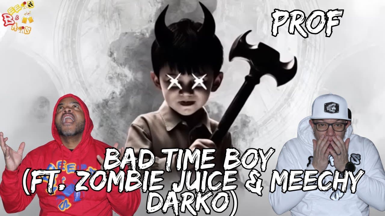 PROF & FLATBUSH ZOMBIES??🤯| PROF - Bad Time Boy feat. Zombie Juice & Meechy Darko Reaction