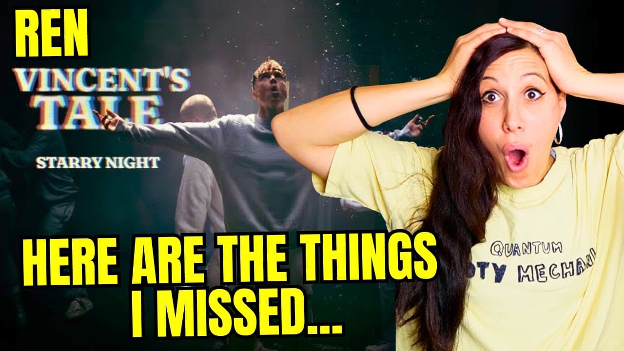 I Can't Believe I Didn't See this! @RenMakesMusic Vincent's Tale - Starry Night | Quick Follow Up