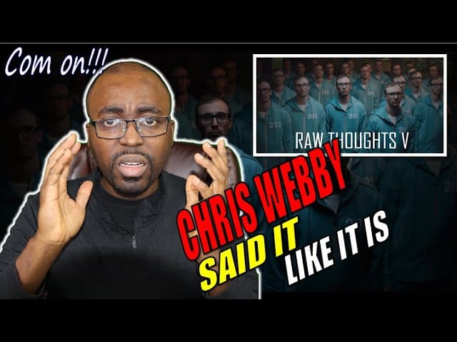 Pastor James Reacts to Chris Webby - Raw Thoughts V- He doesn't bite his tongue at all.