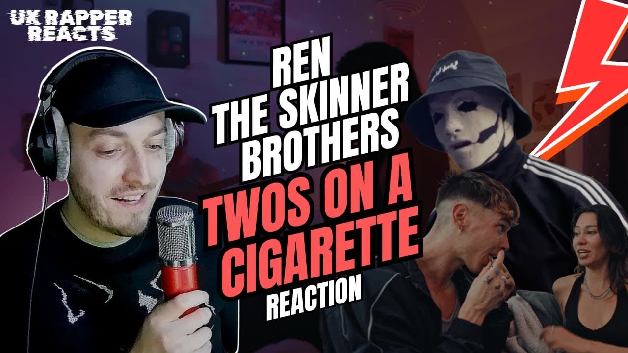 RAPPER REACTS to REN x THE SKINNER BROTHERS - Twos On A Cigarette | Music Reaction | Zee TV