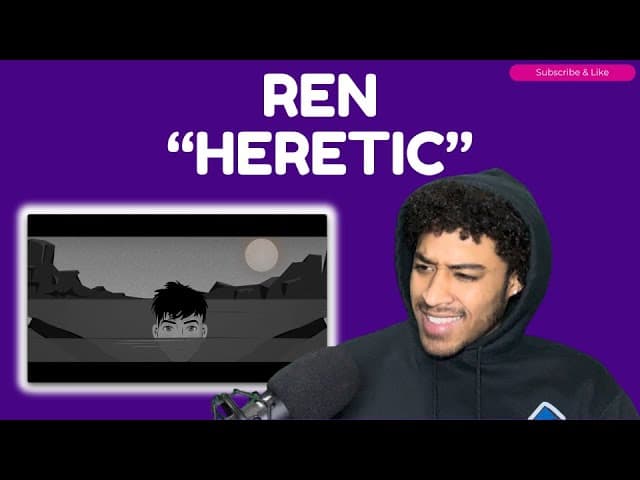 REN REACTION | FIRST TIME HEARING Ren - Heretic (Official Visualizer)