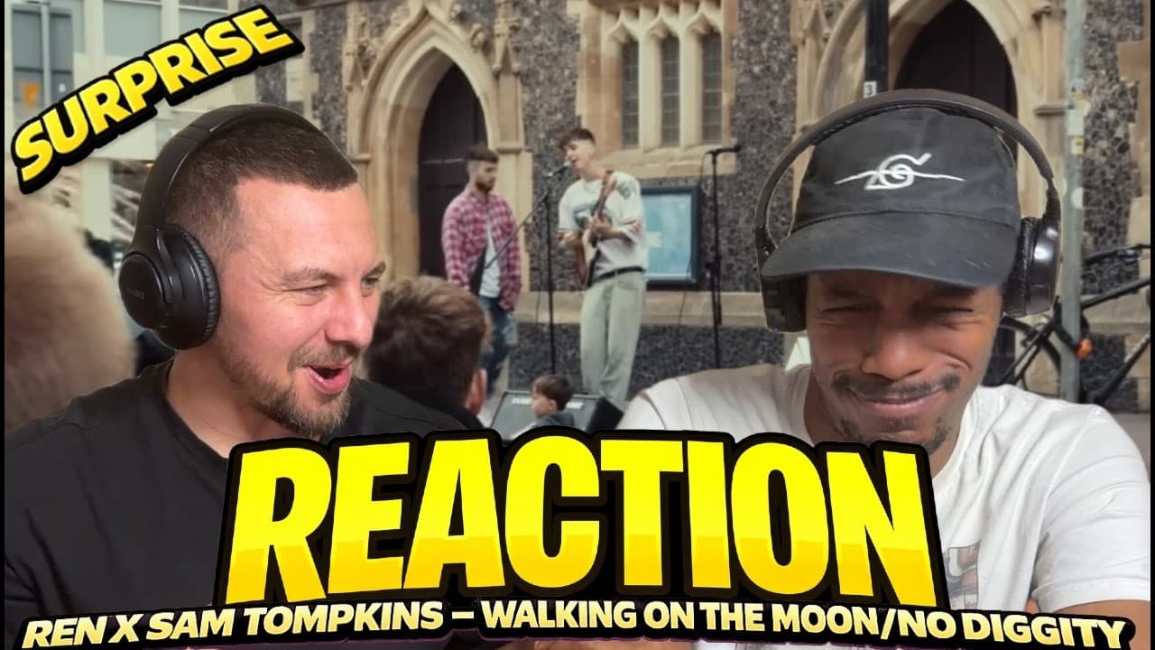 A Nice Surprise - REN X SAM TOMPKINS | WALKING ON THE MOON/NO DIGGITY | REACTION