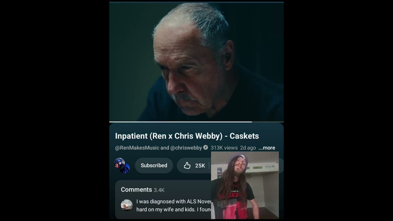 INPATIENT(REN X CHRIS WEBBY)- CASKETS  VERY DEEP SONG AND VIDEO  🖤💜 INDEPENDENT ARTIST REACTS 