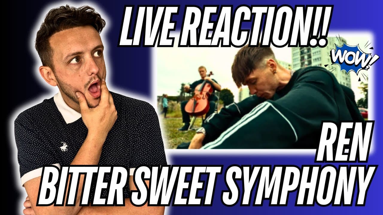 IN A LEAGUE ALL BY HIMSELF!!! REN - BITTER SWEET SYMPHONY (LIVE) (LIVE REACTION)