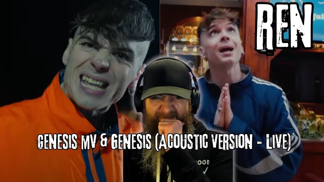 Ren - Genesis MV & Genesis (Acoustic Version - Live) MUSIC VIDEO REACTION!
