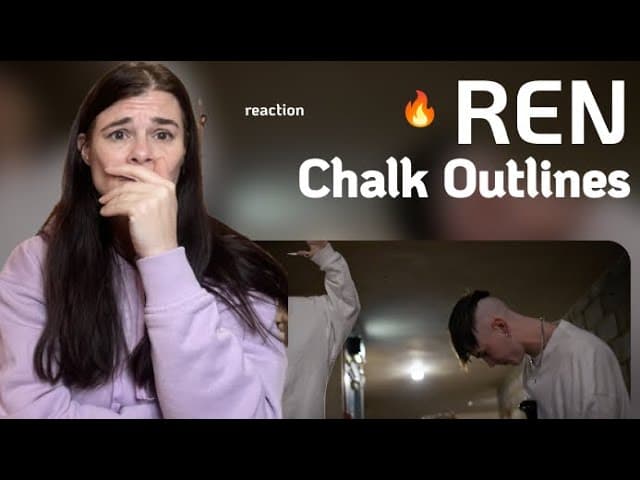 American Mom Reacts to REN ft Chinchilla - Chalk Outlines (Live)