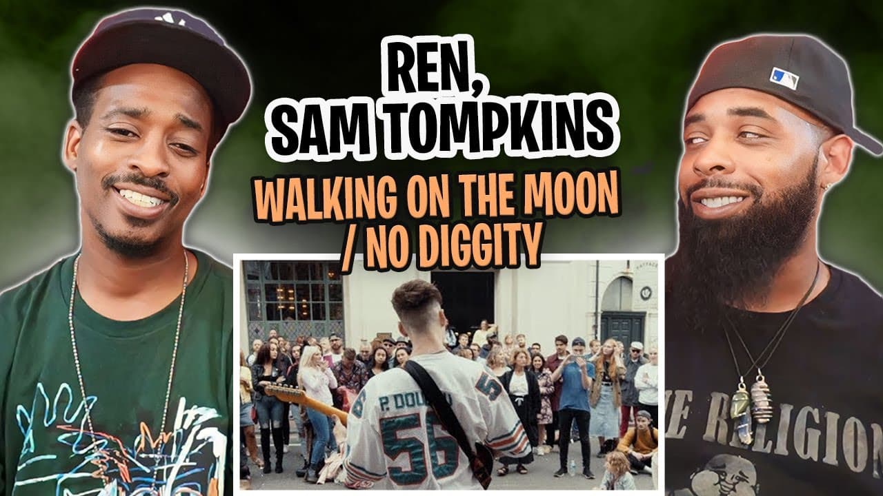 AMERICAN RAPPER REACTS TO-Ren & Sam Tompkins - Walking On The Moon / No Diggity (Live Performance)