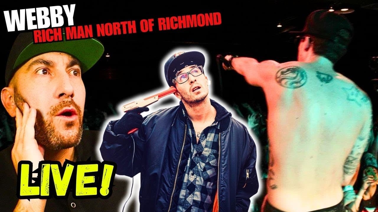 Chris Webby - "Rich Man North Of Richmond" (LIVE) | (reaction)