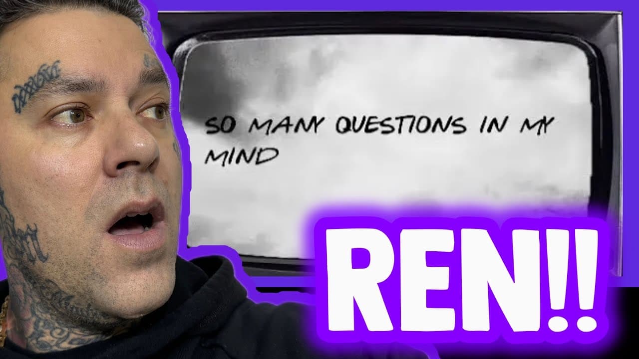 Rapper FIRST TIME REACTION to Ren - Dear God (Official Lyric Video)